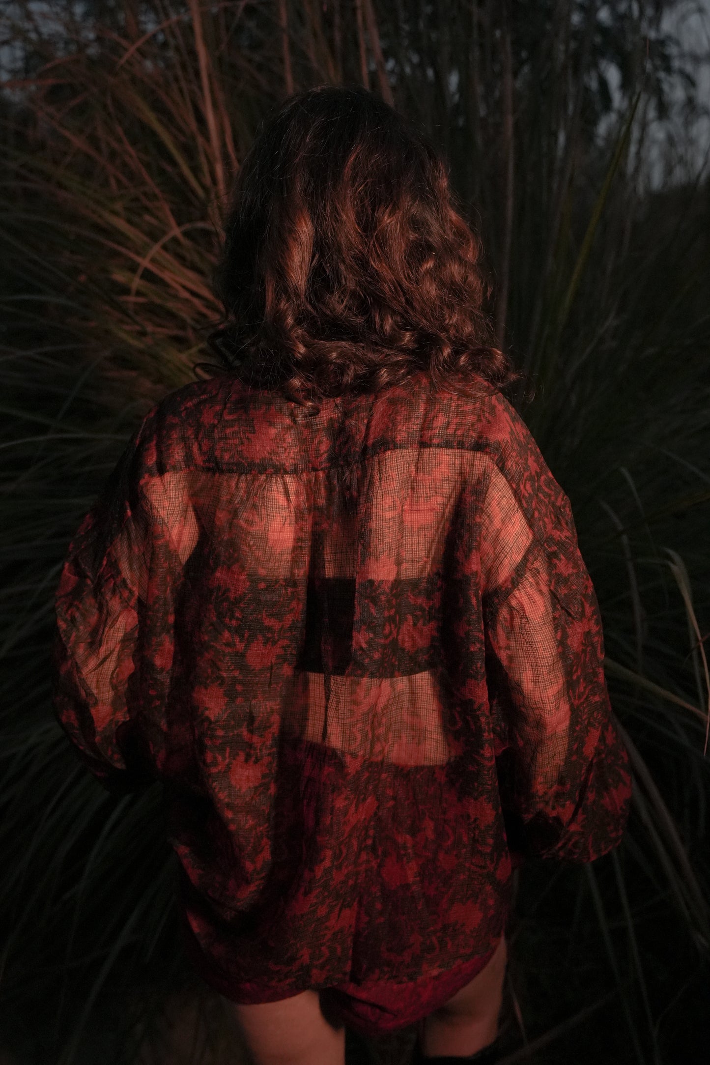 Koi Sheer Top - Black