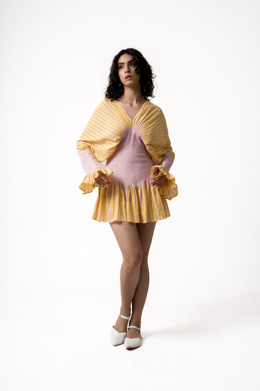 Sunray Pleated Dress