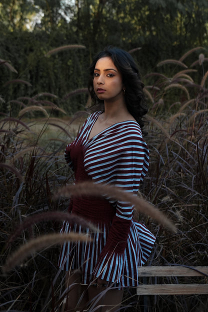 Sunset Pleated Dress