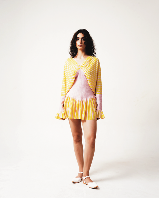Sunray Pleated Dress