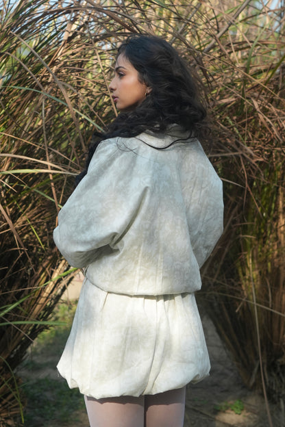 Plume Balloon Skirt - Ivory