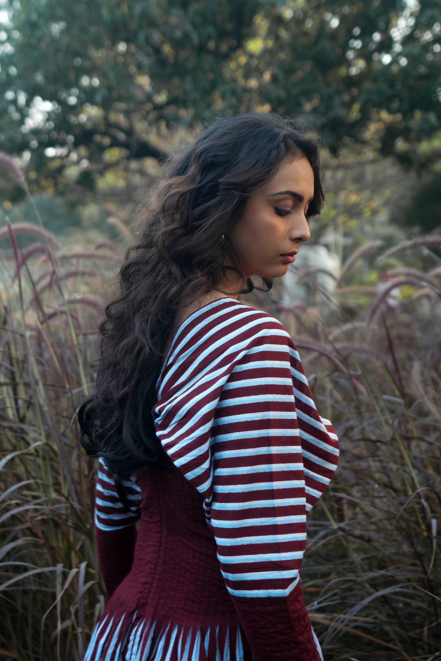 Sunset Pleated Dress